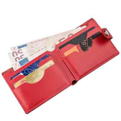 Гаманець Shvigel Шкіряний Червоний (16215) Вінниця