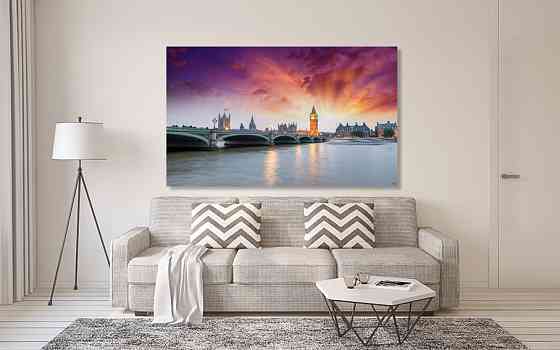 Картина холст в гостиную / спальню   Велика Британія     MLP_230 70x140 см Киев