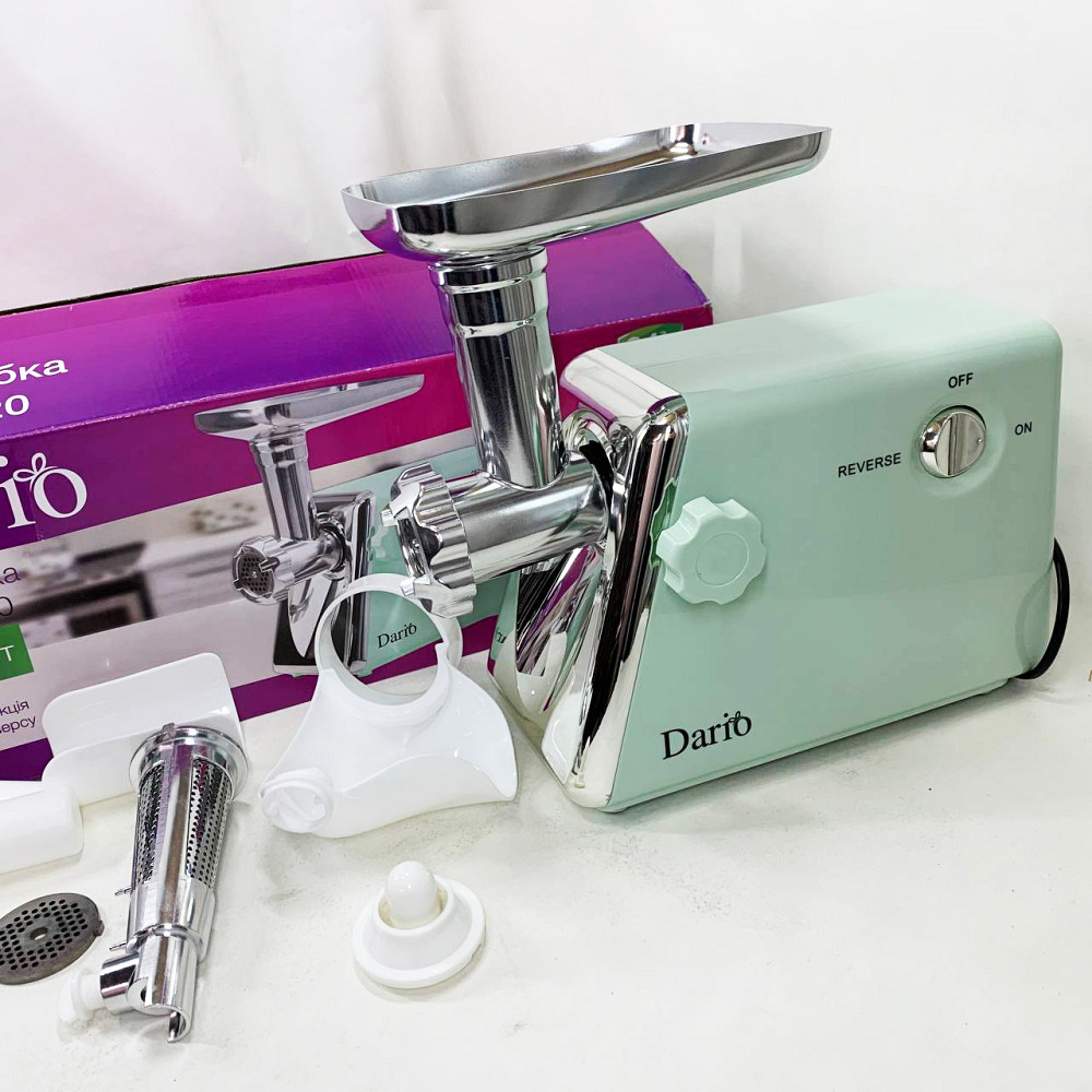 Электромясорубки с металлическими шестернями, Мясорубка с реверсом мощная многофункциональная мясорубка GV-10 Львов - изображение 7