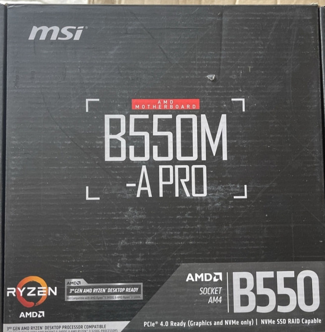 Материнская Плата MSI MPG B550 A PRO Киев - изображение 4