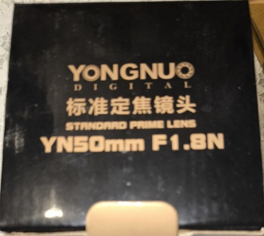 Объектив YONGNUO YN50 mm f1.8 Nikon. Киев - изображение 1