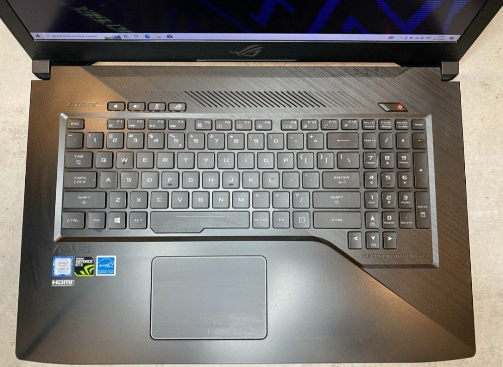 Ноутбук ASUS ROG Strix Scar 17" GTX 1050ti/i7-8750h/ssd 1tb/16Gb. Київ - фото 2