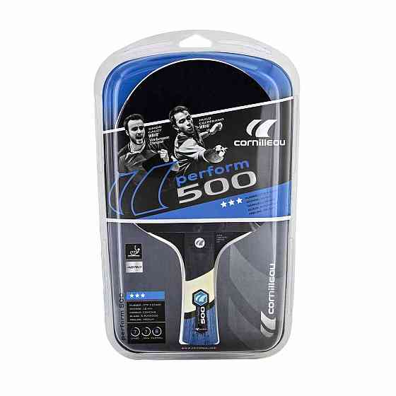 Ракетка для настольного тенниса Cornilleau PERFORM 500 INDOOR, черно-красная Киев