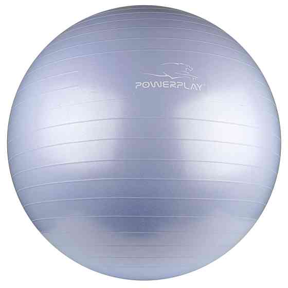 М'яч для фітнесу (фітбол) PowerPlay 4001 Ø75 cm Gymball Sky Blue + помпа Кам'янське