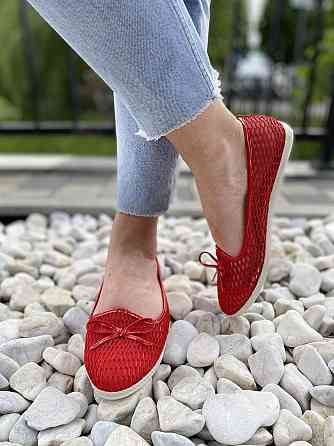 No brend Балетки жіночі ABC-7 червоні (літо, сітка) (1275) 37р.38р.39р.40р. Коломыя