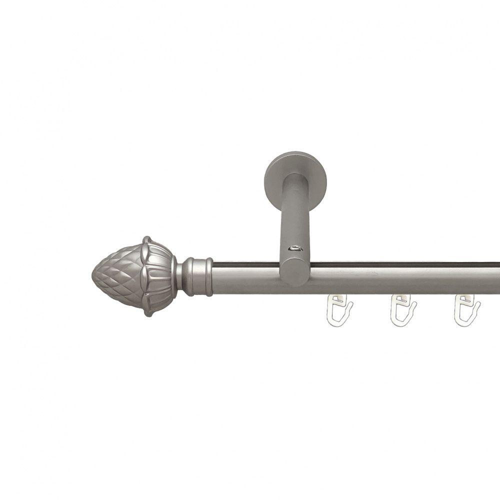 Карниз Orvit Цинара металевий однорядний циліндр на профіль (16 см) профільна труба  Сатин 19 мм 200 см (00-00015176) Львів - фото 1