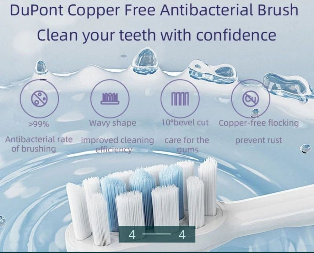 Електрична Зубна Щітка: Xiaomi Mijia Sonic Electric Toothbrush T302. Київ - фото 4