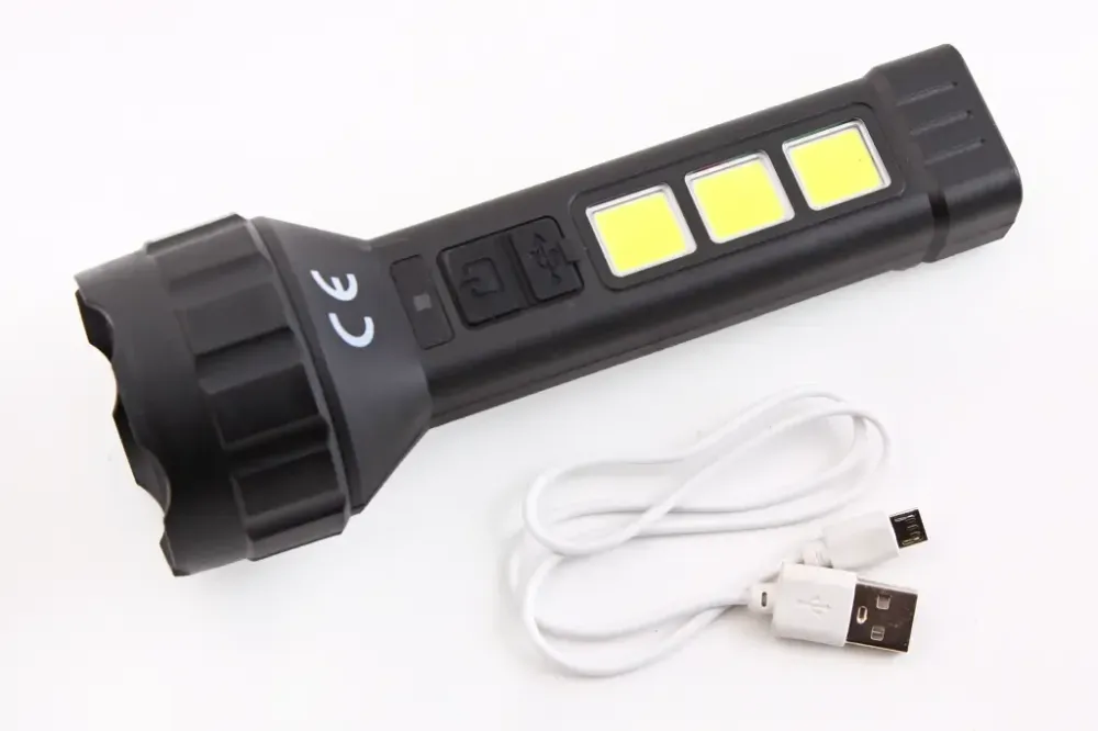 Фонарик ручной (3 режима, под microUSB зарядку) Винница - изображение 1