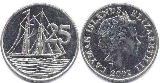 Ayman Is Каймани Кайманові о - 25 Cents 2008 UNC Полтава