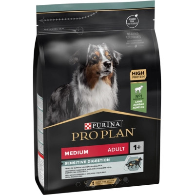 Сухой корм для собак Purina Pro Plan Medium с чувствительным пищеварением (ягненок) 3 кг (7613035214798) Винница - изображение 7