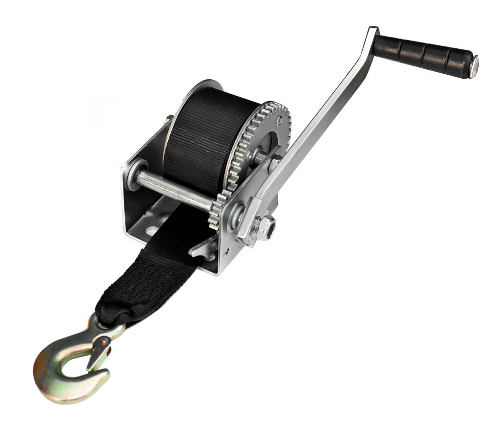 Лебідка ручна Для Причепа З Стрічкою І Крюком 800Lbs Оцинкована Київ - фото 1