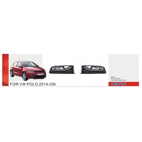 Дополнительные фары VW Polo 5 (2014-2017) модель VW-764 с электропроводкой H8 12V 35W Харьков - изображение 2