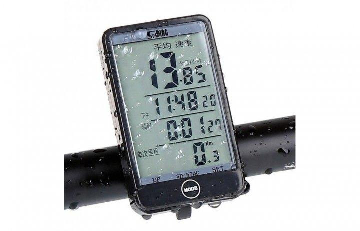 Бездротовий велокомп'ютер SunDing SD-576C waterproof + 27 функцій + підсвічування 2.5 дюйм Київ - фото 5