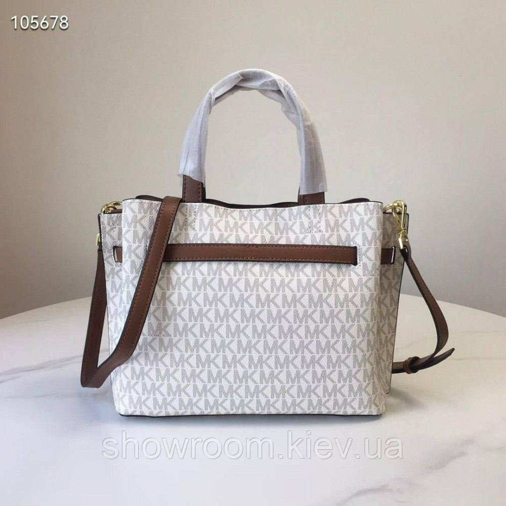 Брендовая женская сумочка MK Emilia grey LUX Киев - изображение 3