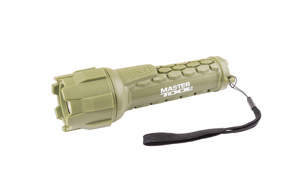 MASTERTOOL Ліхтар водонепроникний MASTERTOOL 180х55 мм CREE LED IP66 2xAA PP+PVC 94-0802 Коломия - фото 1