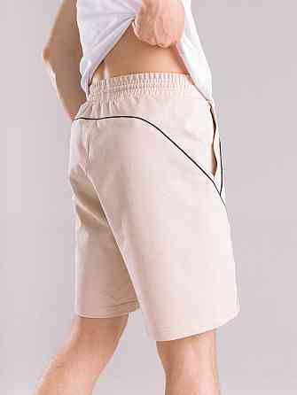 Бежеві літні шорти для чоловіків. Повсякденні шорти чоловічі Pobedov Shape Київ