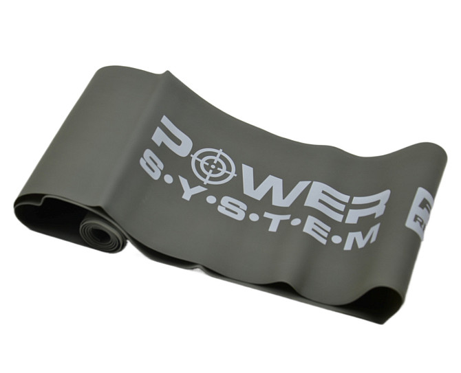 Стрічка-еспандер для спорту та реабілітації Power System PS-4123 Flat Stretch Band Level 3 Grey (25- Каменское - изображение 8