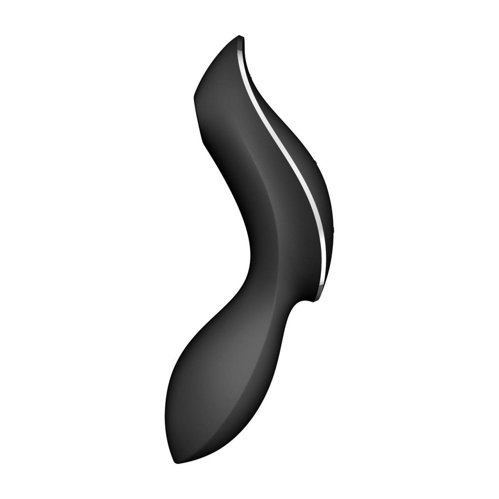 Вакуумный стимулятор с вибрацией Satisfyer Curvy Trinity 2 Black Sex Aura Киев - изображение 5