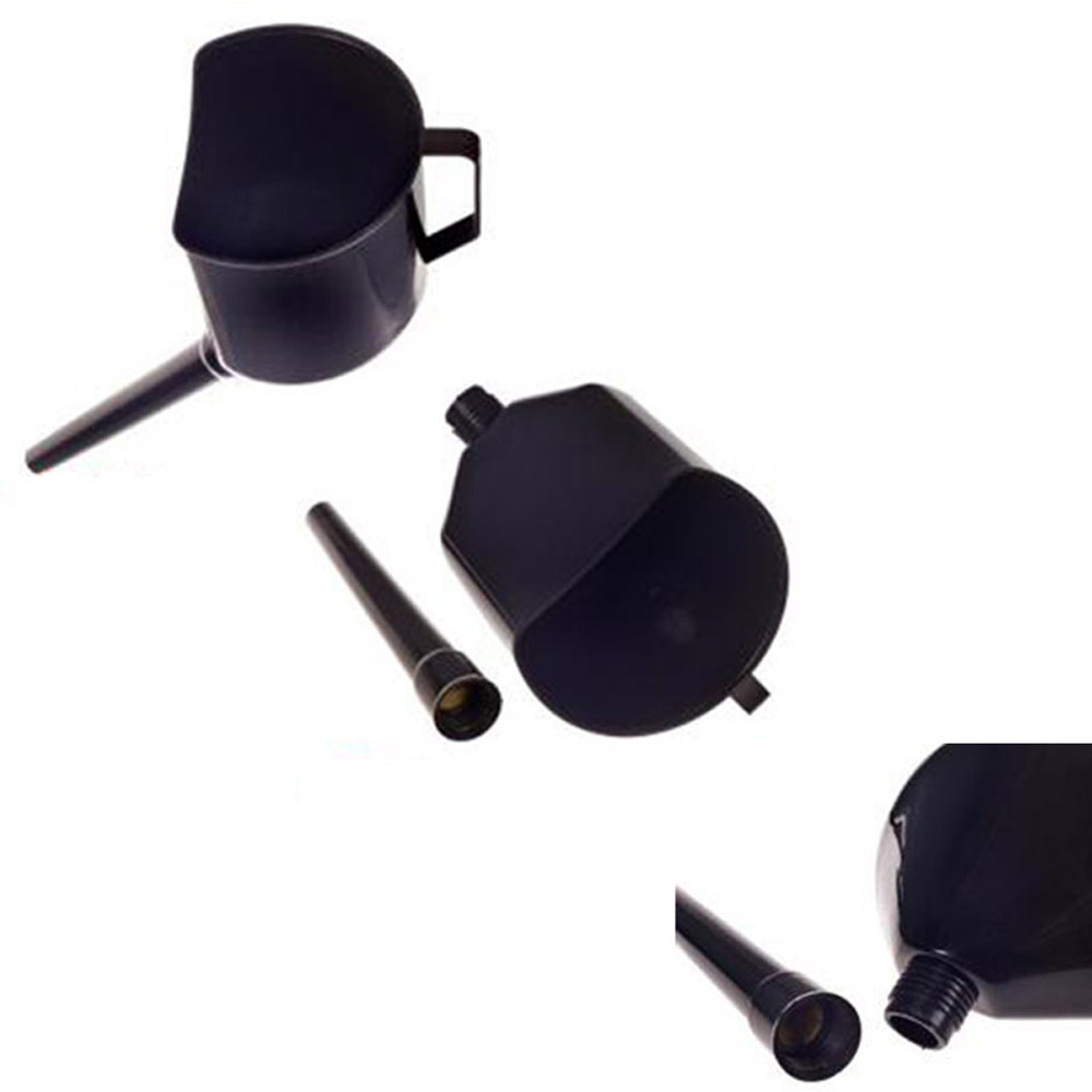 Лійка для палива з фільтр-сіткою пластикова чорна Киев - изображение 2