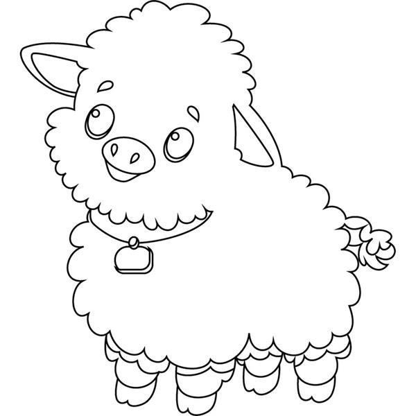 Детская раскраска ArtCraft Ягненок 25х30 см (15109-AC) Харьков - изображение 6