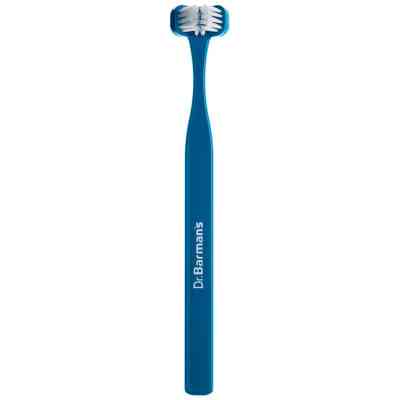 Зубна щітка Dr. Barman's Superbrush Compact Тристороння М'яка Синя (7032572876328-dark-blue) Вінниця
