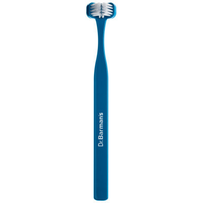 Зубна щітка Dr. Barman's Superbrush Compact Тристороння М'яка Синя (7032572876328-dark-blue) Вінниця - фото 1
