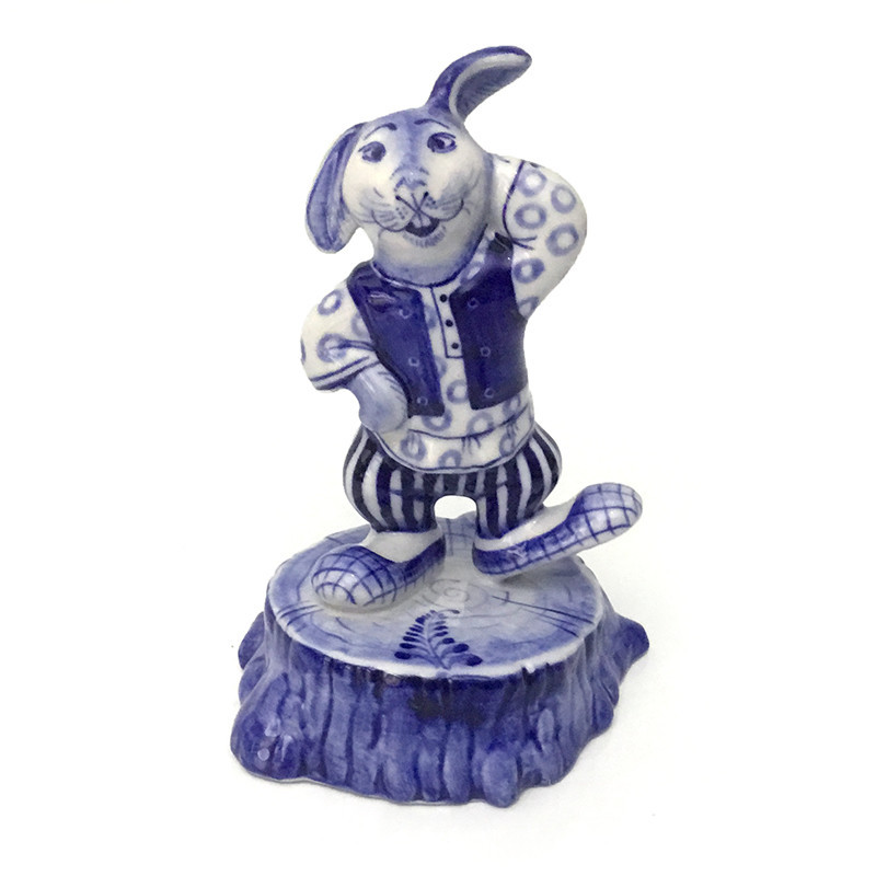 Статуэтка из керамики Гжель Камаринская Киев - изображение 1