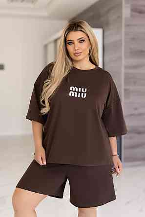 Летний спортивный костюм оверсайз 