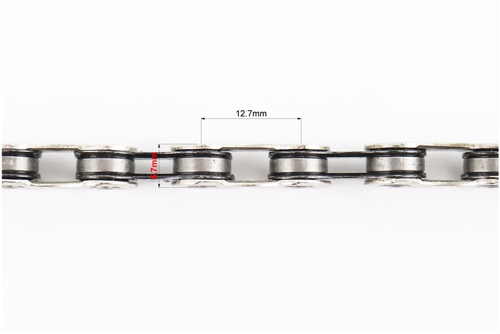 Ланцюг приводний 1/2х11/128х118L 11 швидкостей, сріблясто-чорна X11 Киев - изображение 2
