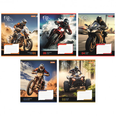 Зошит 1 вересня 1В Life on wheels 48 аркушів лінія (767117) Вінниця - фото 1