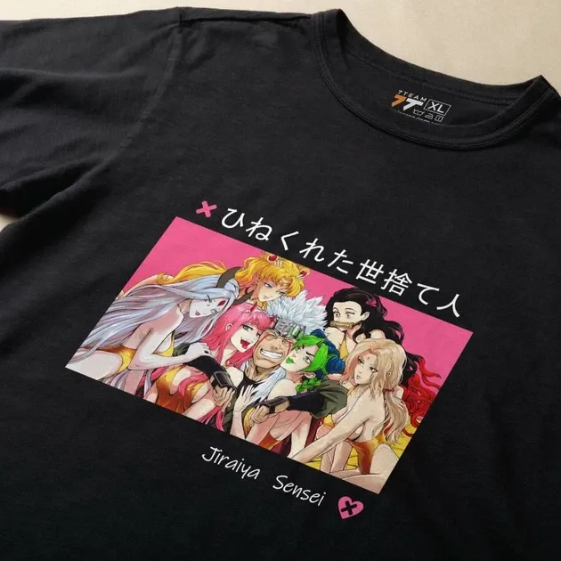 Футболка для подростка мальчика с принтом Наруто Джирайя Збочений Відлюдник Размер 160 Anime10152 Днепр - изображение 4