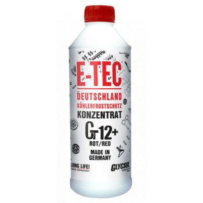 Антифриз E-TEC Конц. Gt12+ Glycsol красный 1,5л¶ (9588) Винница - изображение 1