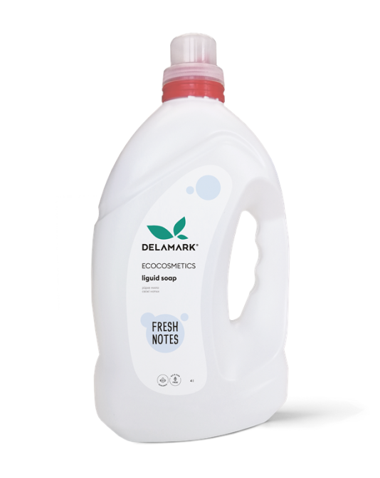 Мыло жидкое косметическое Свежие нотки De La Mark 4 л Киев - изображение 1