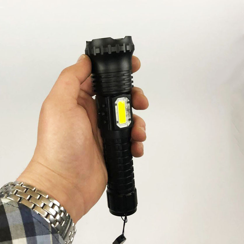 Фонарь с регулировкой луча Police BL-A95-P50+COB, Армейский фонарь, Фонарик военный MP-66 Львов - изображение 18