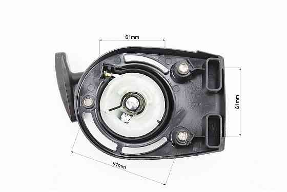 Стартер 3отв. 61,0х90,0mm "дріт - 1 зачіп" HONDA GX35 (CG438) - 4Т Киев