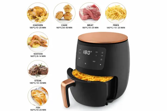 Аэрогриль мультипечь фритюрница Silver Love 8л 2800w Коломия