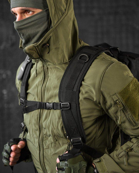 Рюкзак штурмовий чорний 40л. Одеса - фото 14