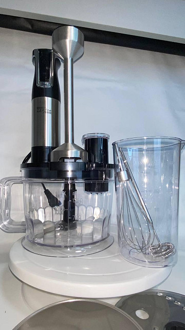 Багатофункціональний блендер 7в1 з потужністю 1500Вт 20 швидкостей, чаша 1.5 літрів  Zepline ZP-797 Чорний Одеса - фото 9