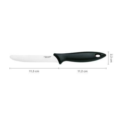 Кухонный нож Fiskars Essential для томатів 12 см (1065569) Винница - изображение 3