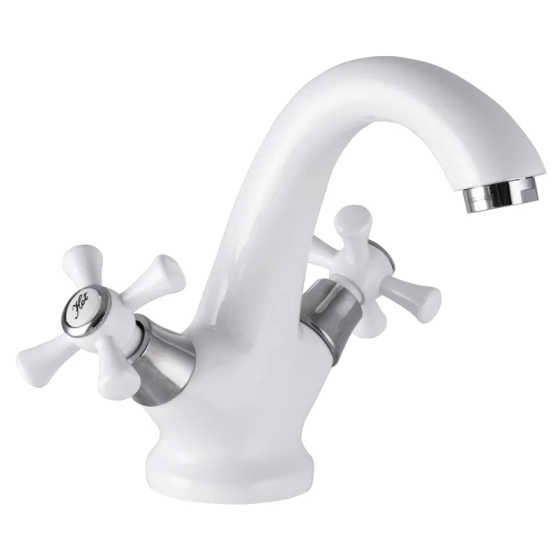 Смеситель для умывальника Mixxus Omega 161 белый MI2765 Харьков