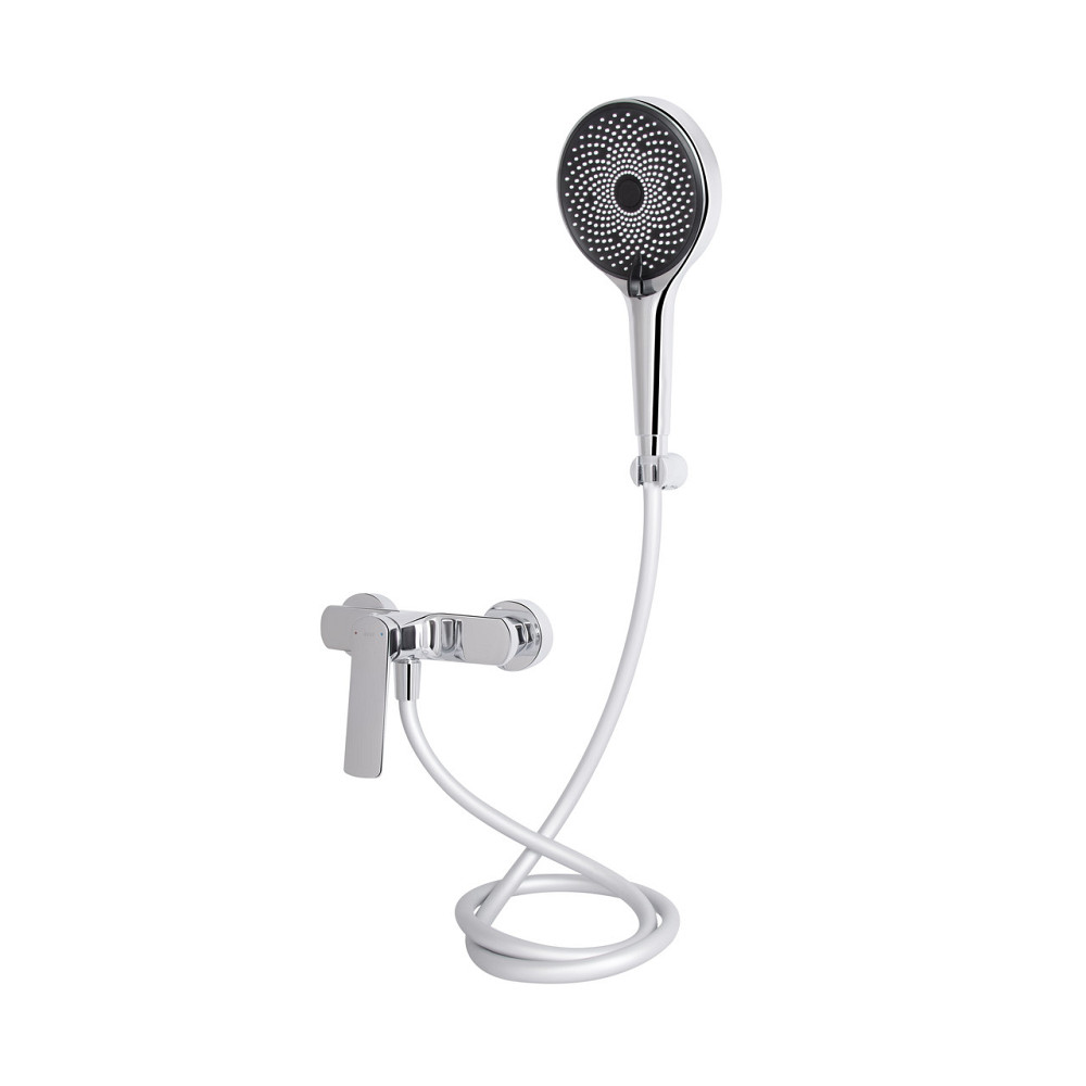 Змішувач для душу Qtap Slavonice з душовим гарнітуром QTSLV4042103C Chrome Київ - фото 3