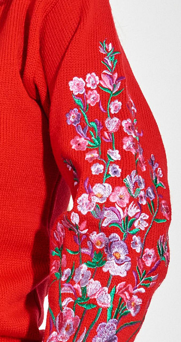 Свитер с красивой вышивкой (42-44) Киев - изображение 3