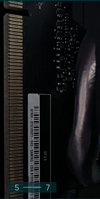 Відеокарта: ASUS ROG 1050TI. Київ - фото 1