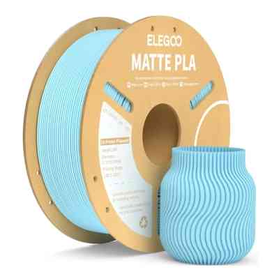 Пластик для 3D-принтера ELEGOO PLA matte 1кг, 1.75мм, blue ice (50.203.0259) Винница