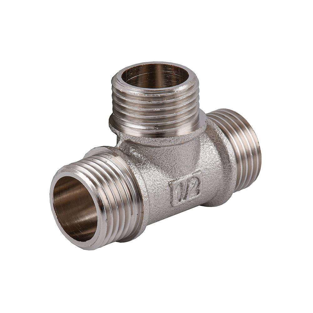 Трійник 1/2″ЗЗЗ нікельований NT332S OPTIMUM Тернопіль - фото 1