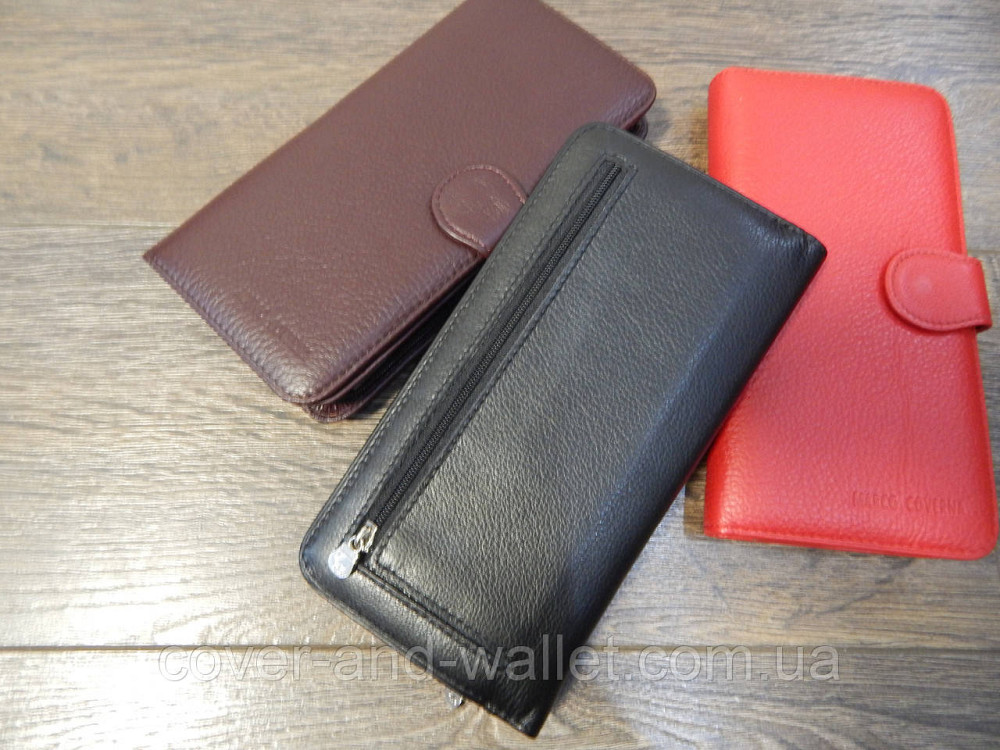 Стильный коричневый кожаный кошелек  Marco Coverna Киев - изображение 8