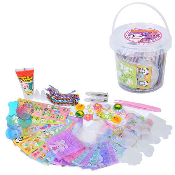 Набір для творчості "Створи свій браслет" TRSW-71 основи для брелків, шпильки, наклейки Вінниця