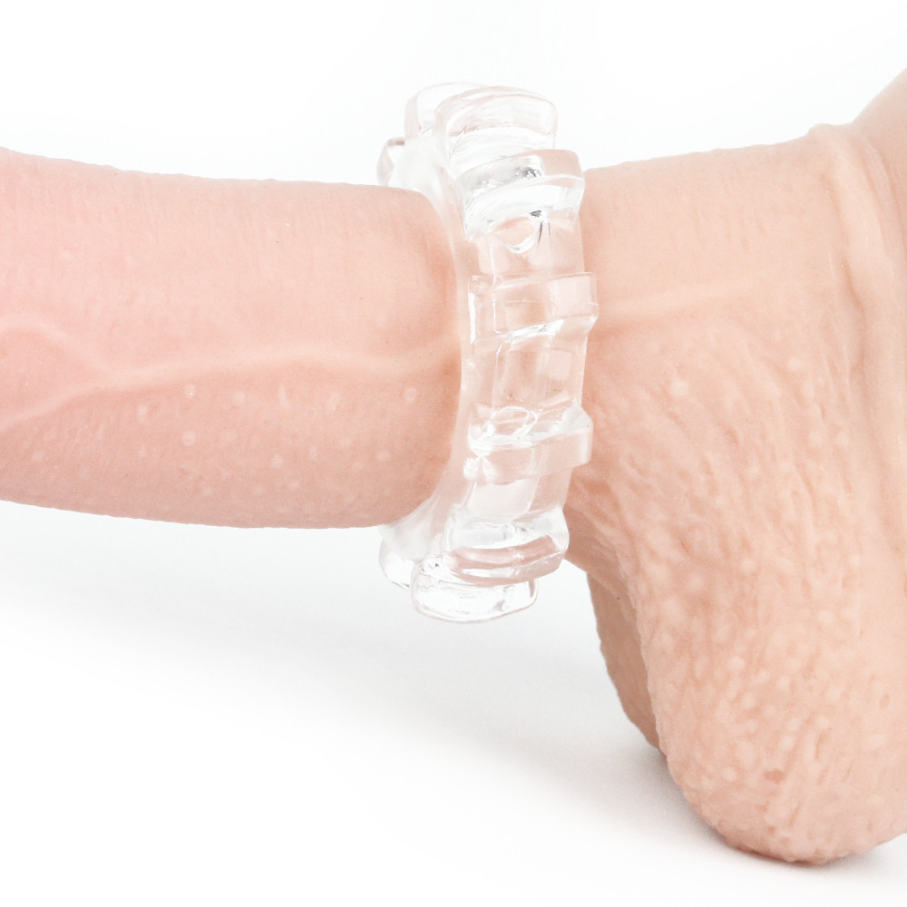 Ерекційне кільце - Power Plus Cockring 3 Clear Sex Aura Київ - фото 4