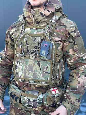 Штурмова армійська yakeda плитоноска з рпс і підсумами комплект плитоноска з РПС Yakeda  зі швидким скиданням   WAR Львів