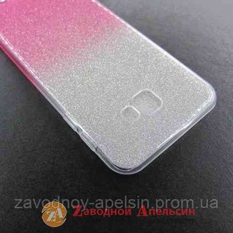 Samsung J4 J415 Plus чехол блестки двухцветный Одесса
